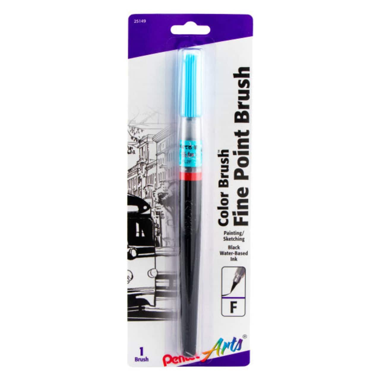 Pentel Arts® Color Brush™ Black Pen